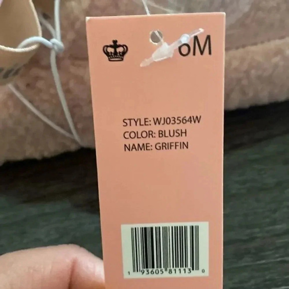 Juicy Couture Pink Blush Plush Faux fur Slide Sandals - Picture 6 of 8